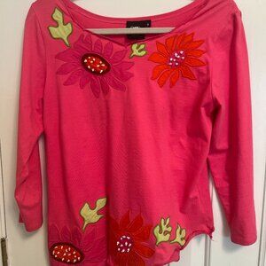 Adoral Hot Pink Top Small